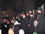 Колядники з Вінниччини на чолі з митрополитом Симеоном привітали житомирян. 