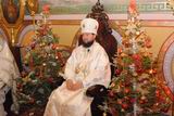 У свято Різдва Христового архієпископ Никодим звершив нічну Божественну літургію у головному храмі єпархії.