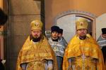 У Різдвяний святвечір єпископ Никодим звершив Літургію св. Василія Великого в Спасо-Преображенському кафедральному соборі.