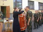 Молебень на початок навчального року у військовому інституті.