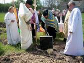 Освячення Хреста і місця під Свято-Різдва Пресвятої Богородиці Храму в селі Торчин.