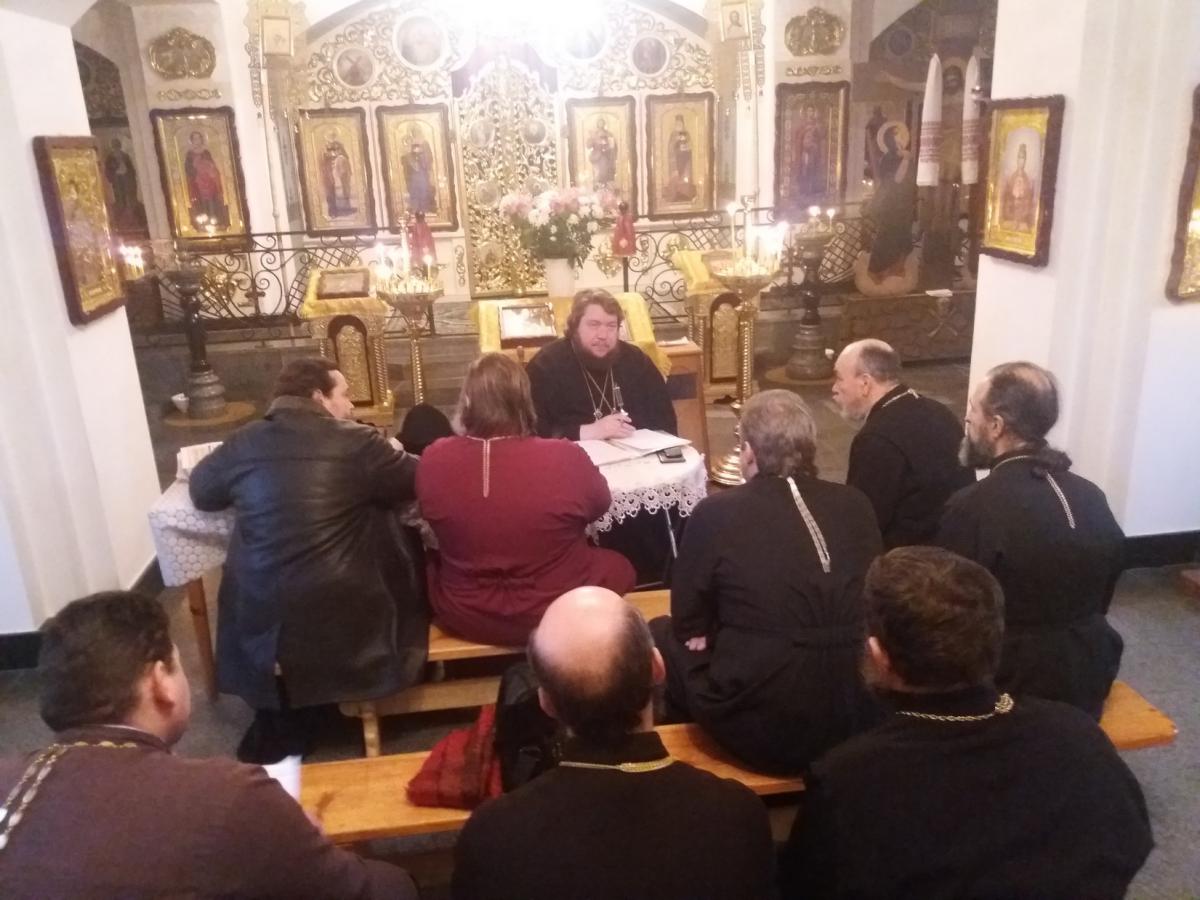 Зібрання духовенства Коростишівського благочиння.