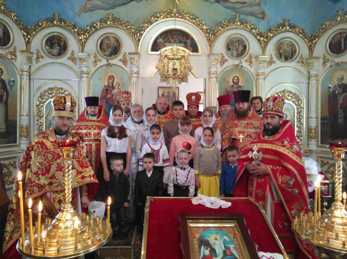 Пасхальное соборное служение духовенства Пулинского благочиния!
