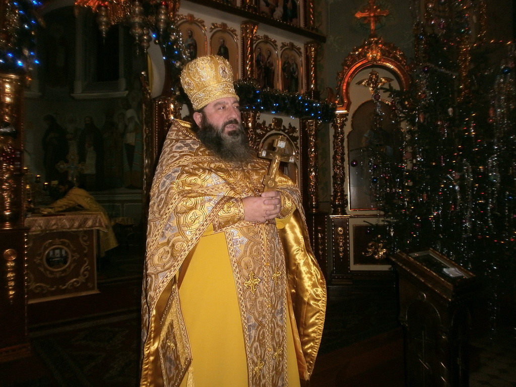 Нічне новорічне Богослужіння у Свято-Миколаївському соборі міста Бердичева