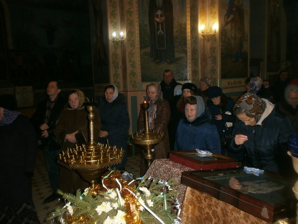 Нічне новорічне Богослужіння у Свято-Миколаївському соборі міста Бердичева