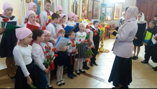 Святкова літургія в Свято-Троїцькому храмі м. Коростишів.