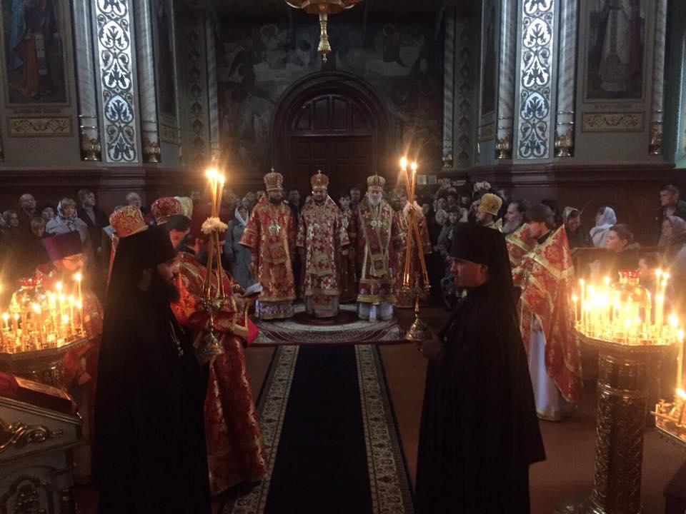 Архієпископ Никодим привітав намісника Городницького чоловічого монастиря із Днем народження.