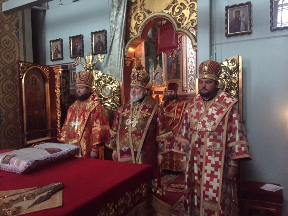 Архієпископ Никодим привітав намісника Городницького чоловічого монастиря із Днем народження.