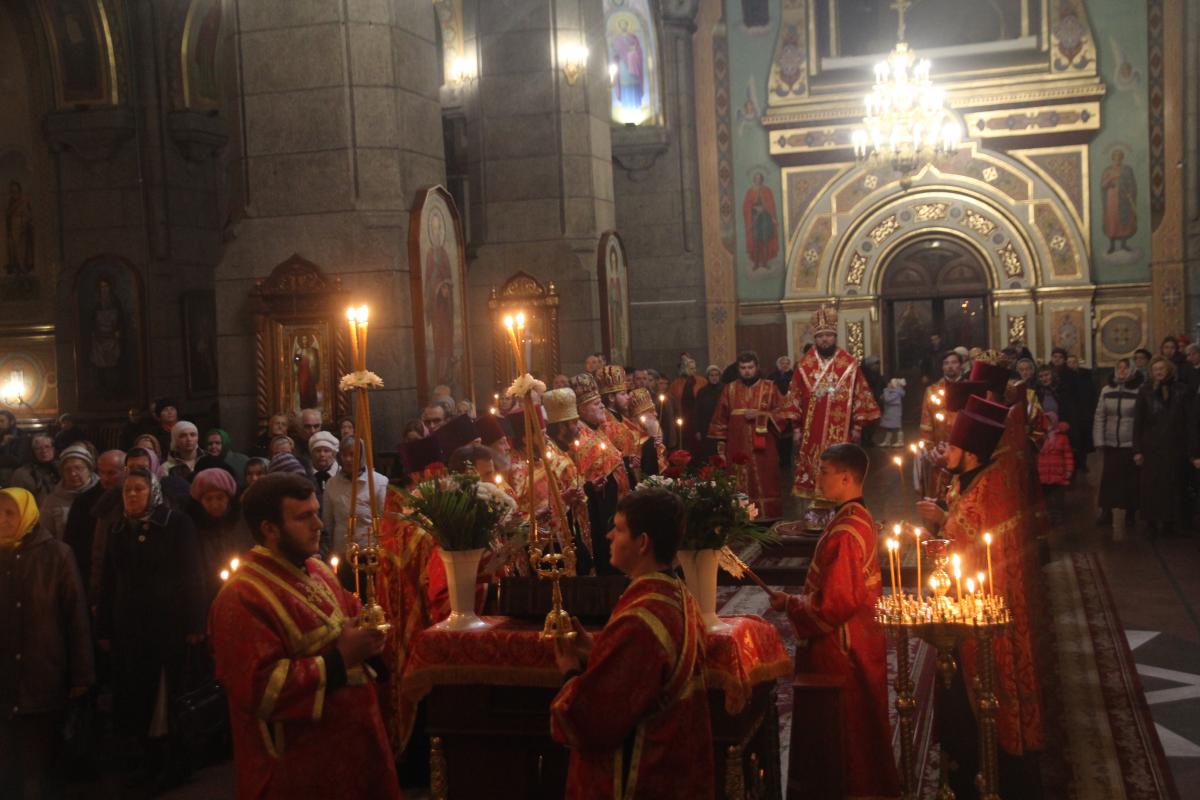 В день пам'яті святої преподобномучениці Анастасії Римлянині нижній храм кафедрального собору м. Житомира відзначив своє престольне свято!