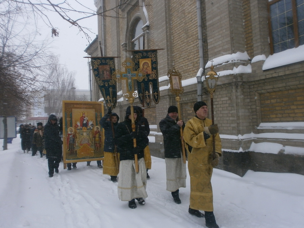 На Різдво Христове Бердичевом пройшов Хресний хід
