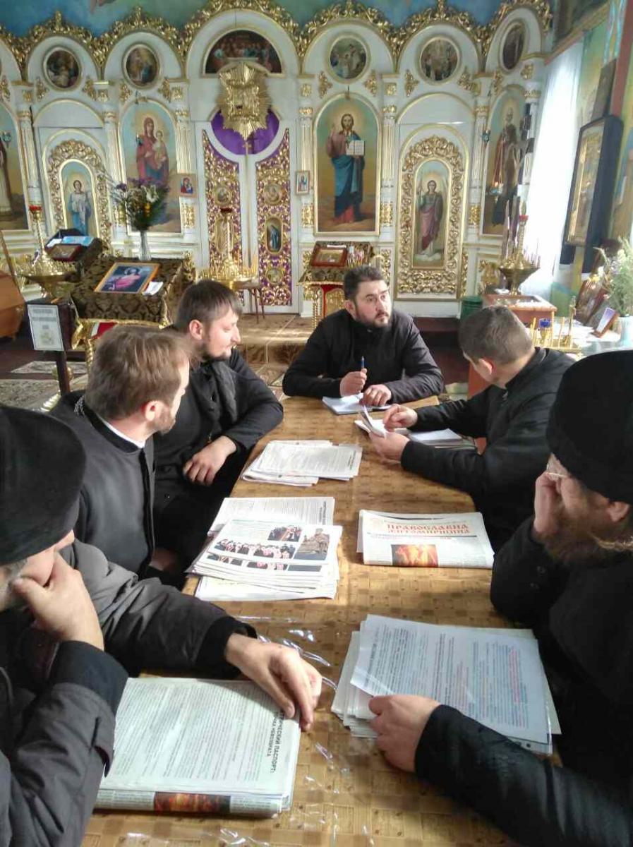 Соборное служение духовенства Пулинского района