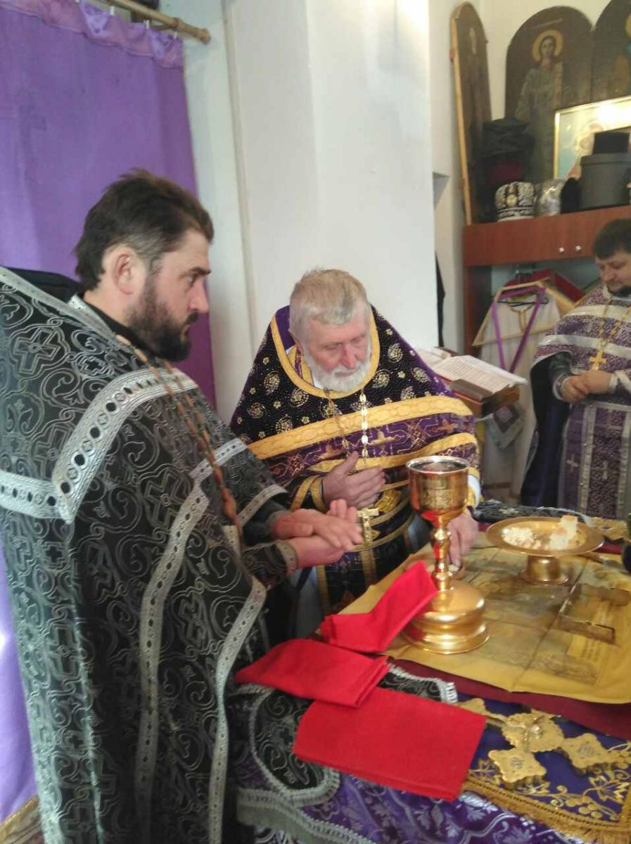 Соборное служение духовенства Пулинского района