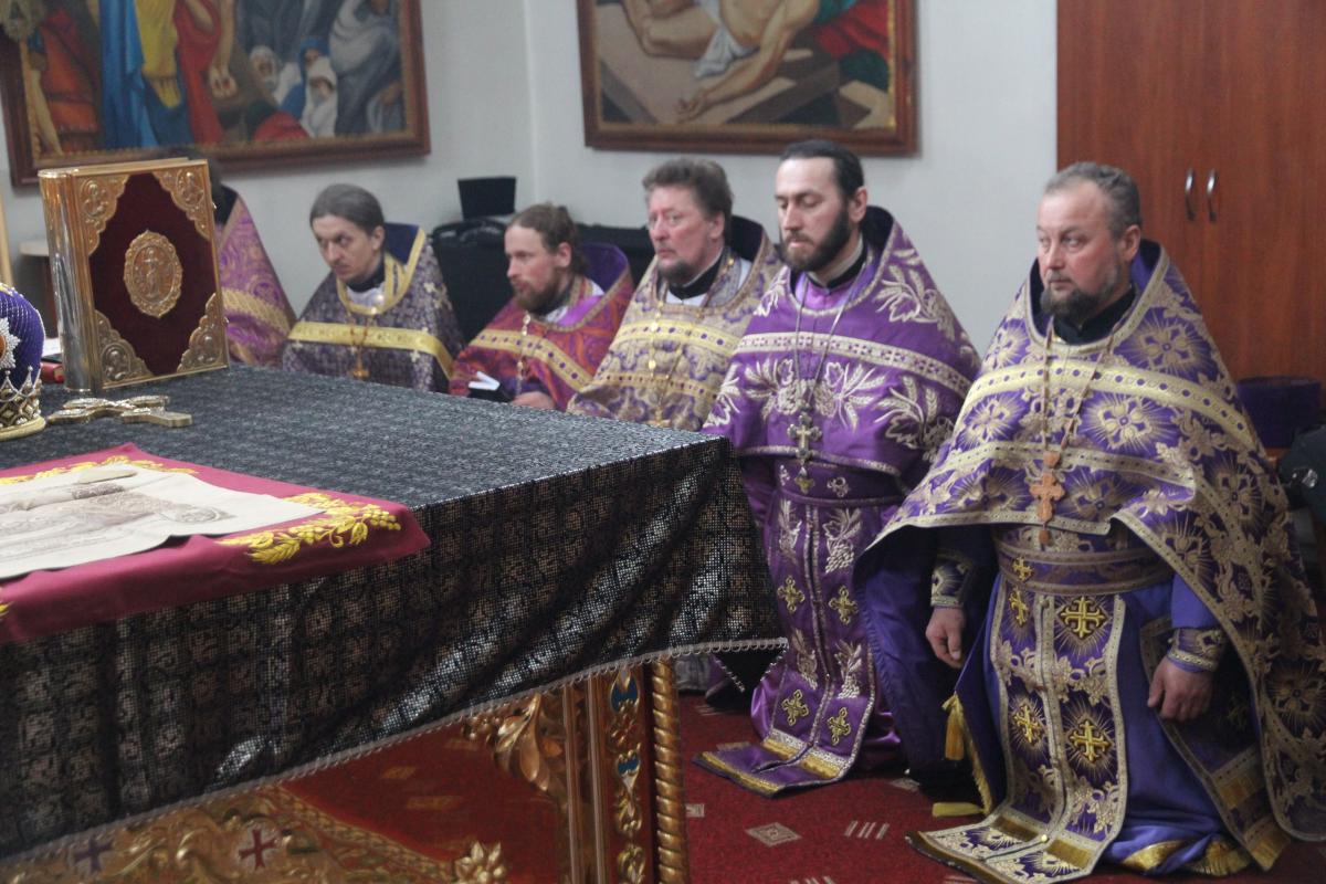 Баранівка. Сповідь священослужителів Баранівського благочиння.