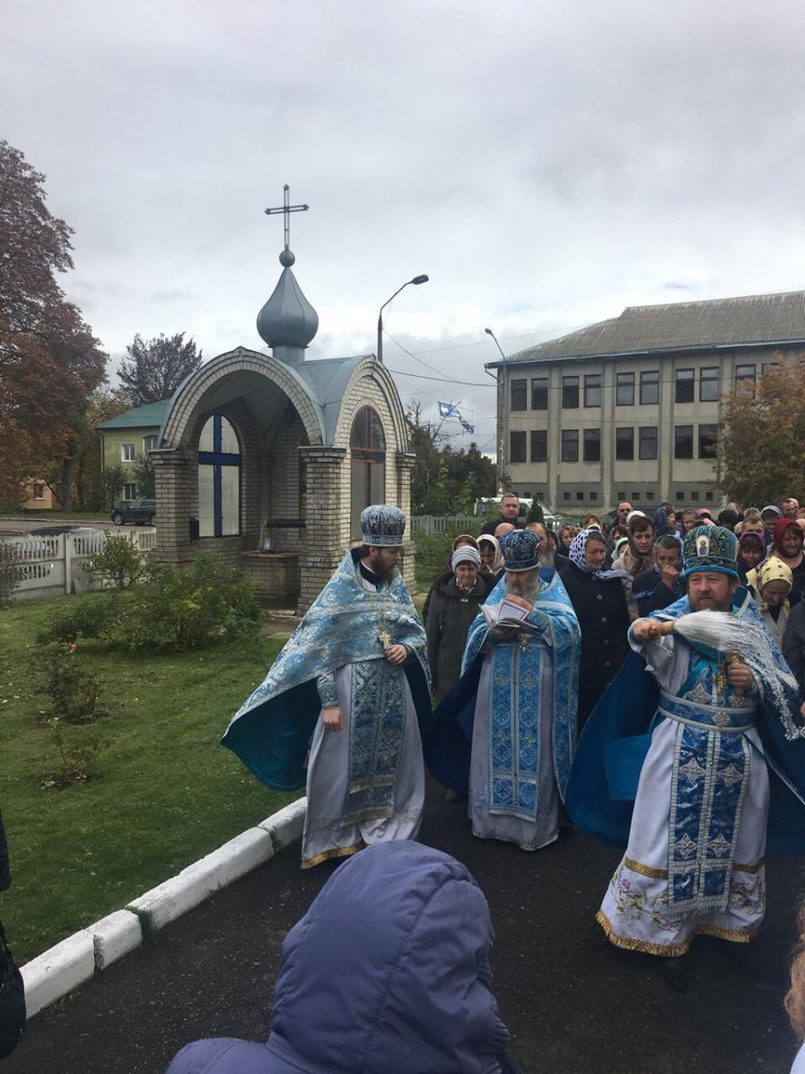 Покров Пресвятої Богородиці молитовно відзначили у Попільні