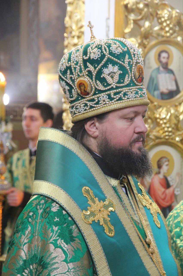 У Зимненській Святогірській Свято-Успенській обителі архієпископ Никодим молився за Божественною літургією разом із Предстоятелем УПЦ