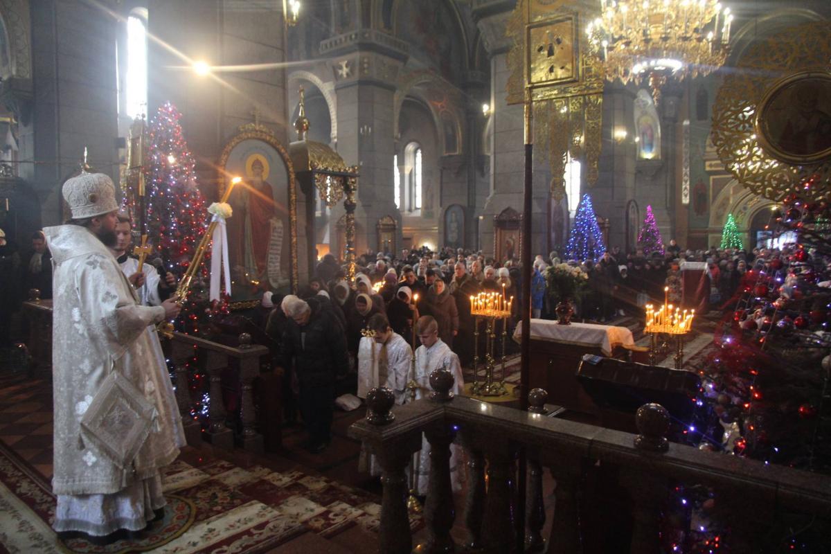 Хрещення Господнє. Божественна літургія у кафедральному соборі