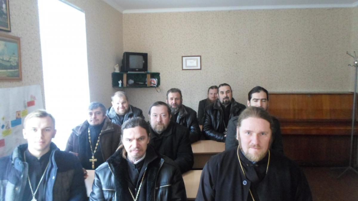 Зібрання священиків Попільнянського благочиння.