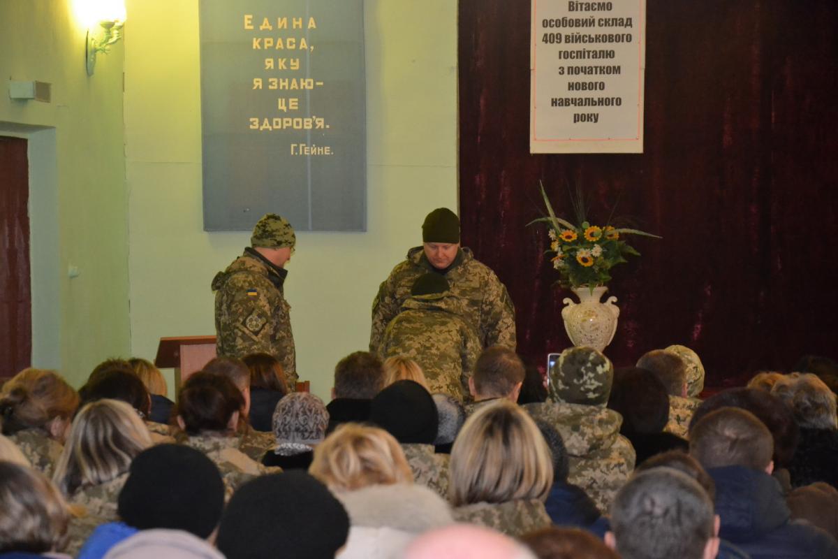 Військова присяга в обласному госпіталі м. Житомира