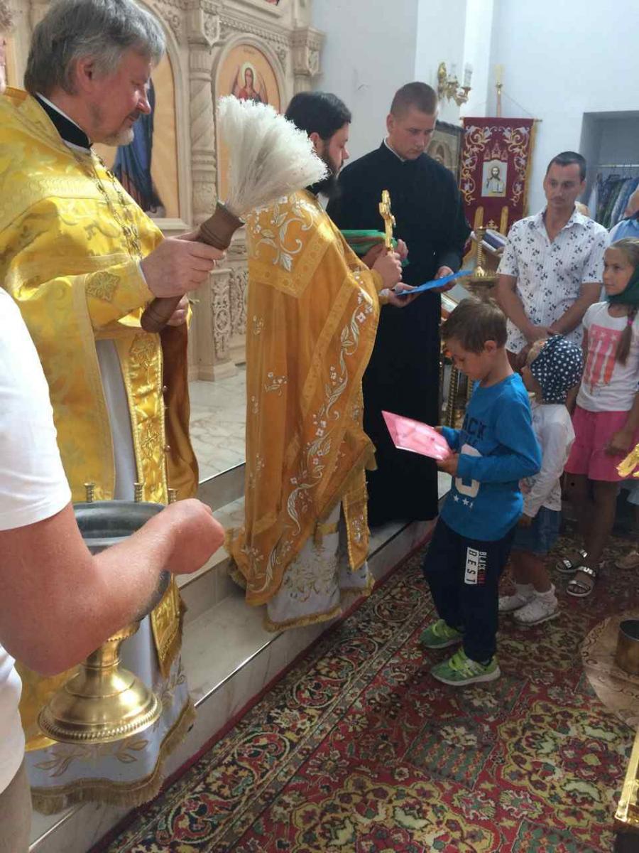 На навчальний рік благословили діток у Свято-Ольгинському храмі м. Житомира!