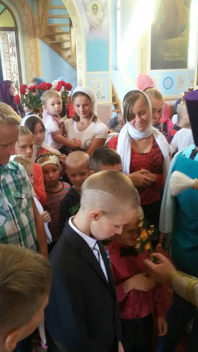 У Слободі Романівській дітки молились перед навчальним роком!
