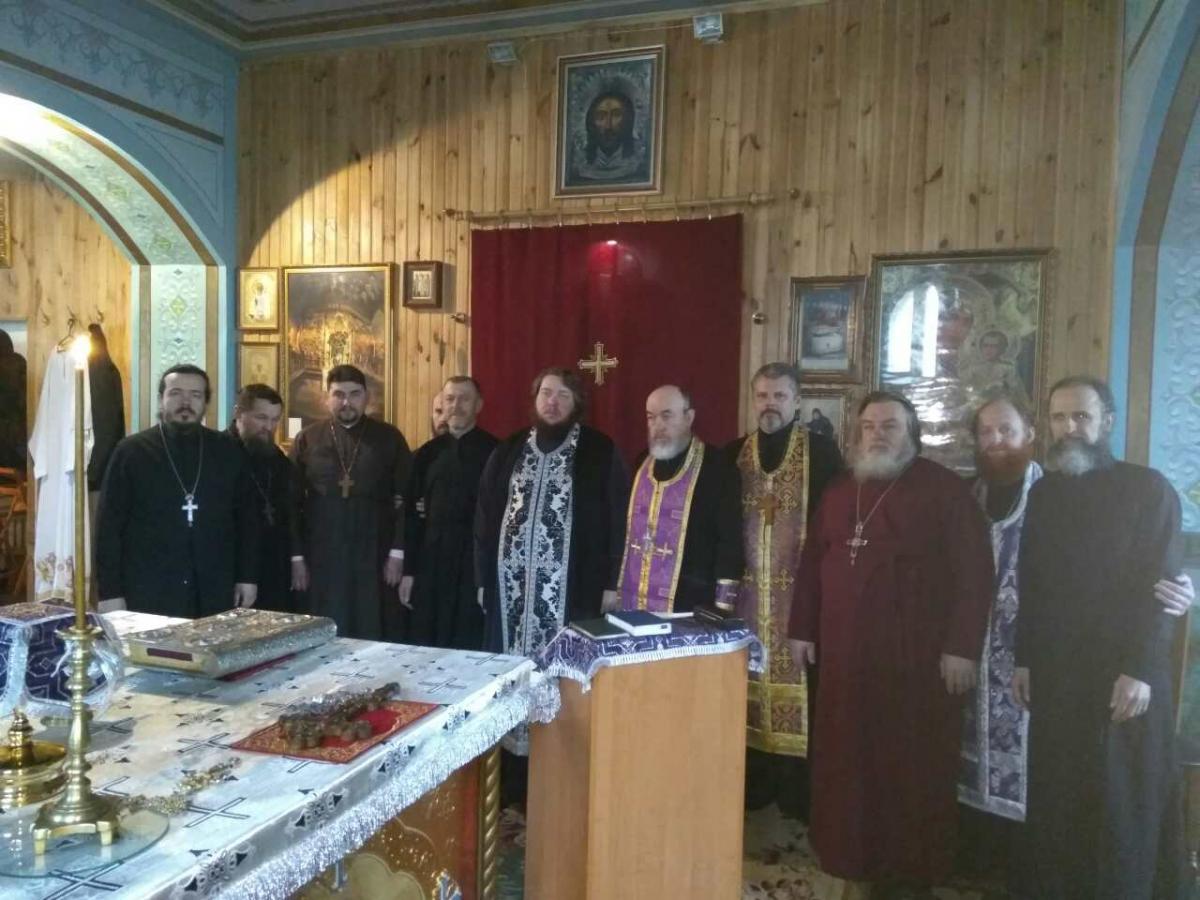 Собрание духовенства Коростышевского благочиния.