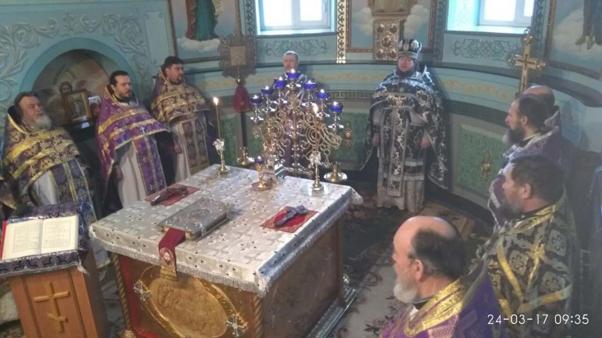 Собрание духовенства Коростышевского благочиния.