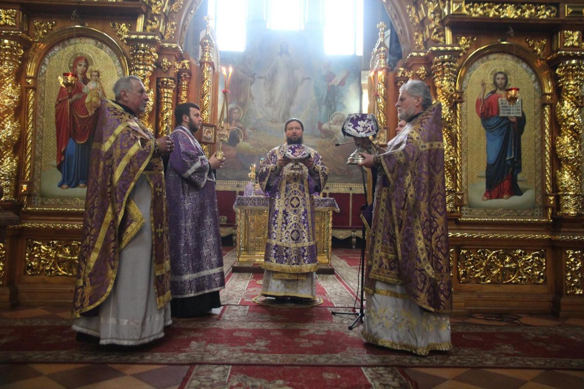 Неділя 4-та Великого посту. Божественна літургія у кафедральному храмі міста Житомира