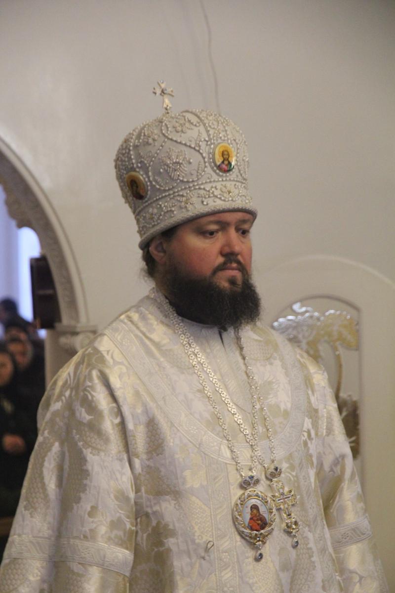 Неділя після Богоявлення. Архієпископ Никодим очолив літургію у Свято-Анастасіївському жіночому монастирі м. Житомира.