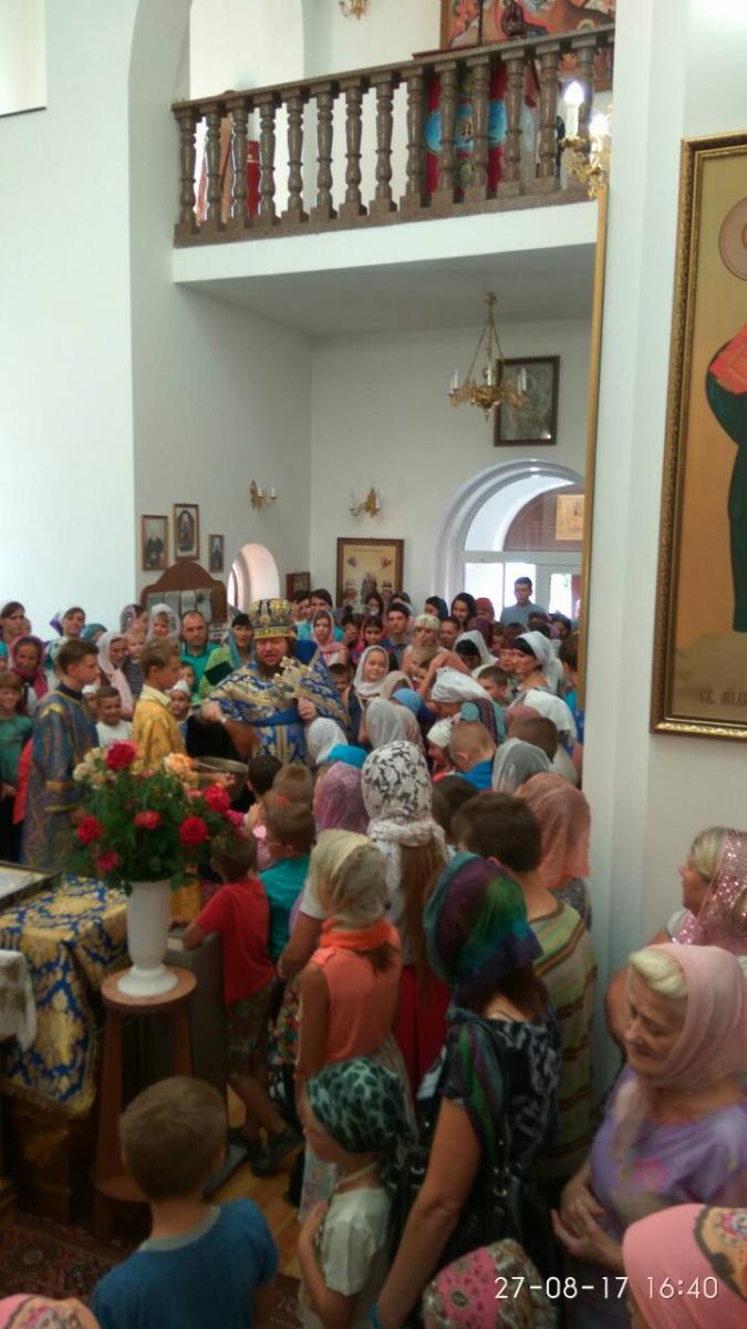 Молебен об учащихся г.Коростышева.