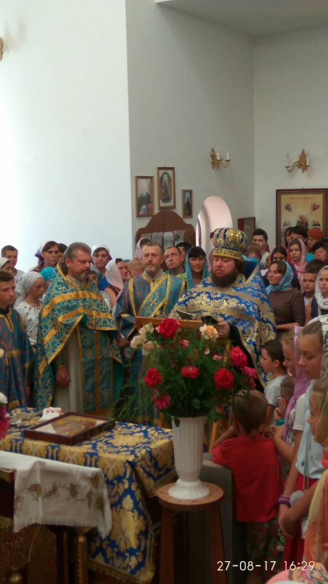 Молебен об учащихся г.Коростышева.
