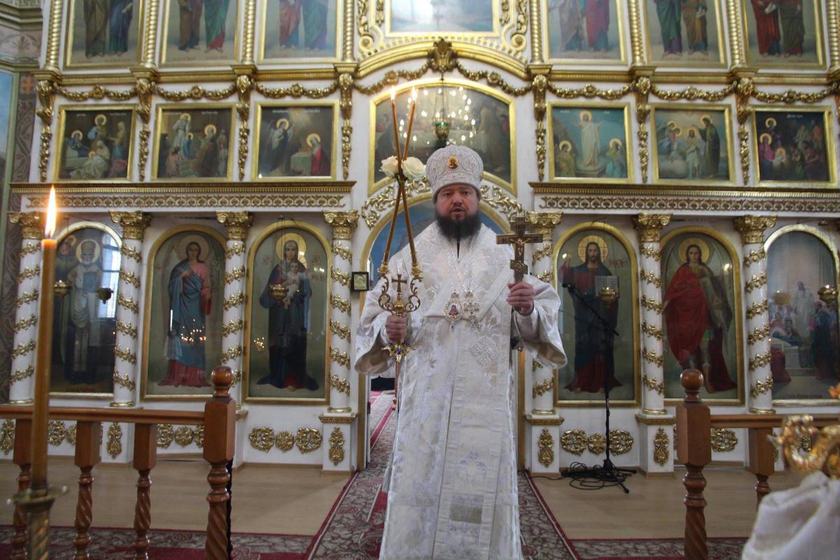 Лазарева субота. Божественна Євхаристія у Свято-Успенському архієрейському соборі м. Житомира