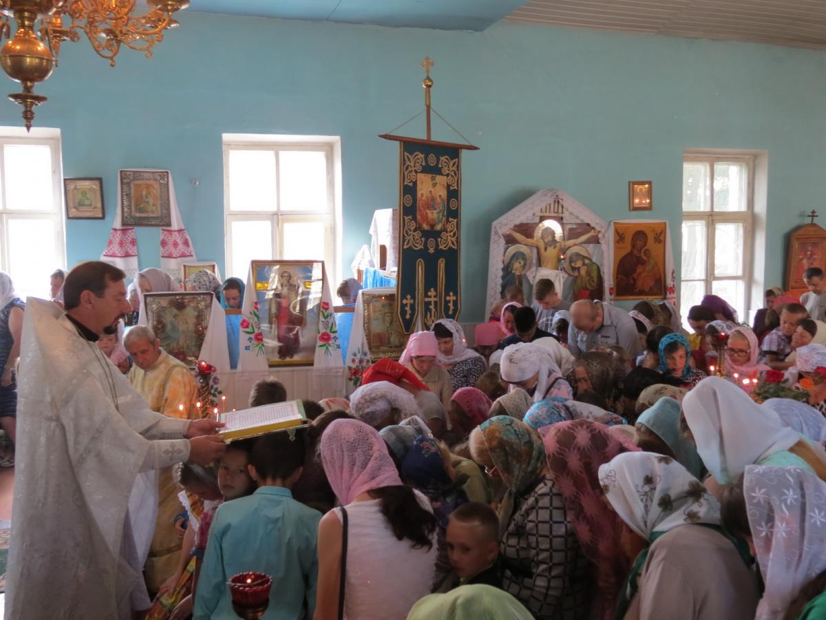 Благословіння дітей у Любарі.