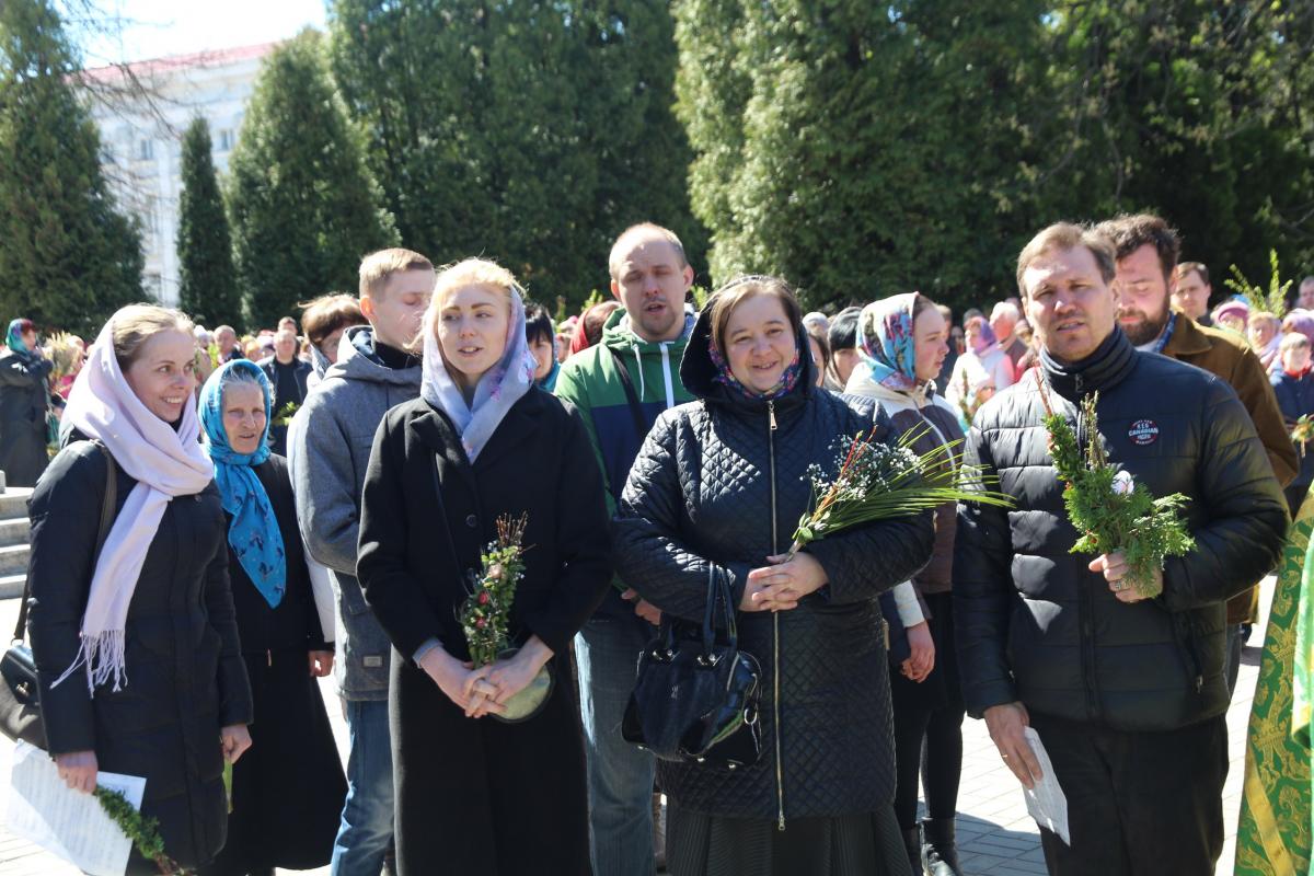 Неділя Вербна. Архієрейське богослужіння у кафедральному соборі міста Житомира