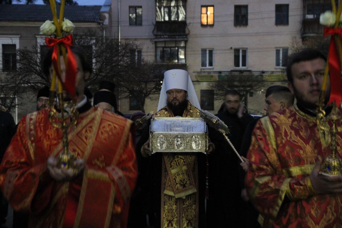 Мощі великомученика Димитрія Солунського зустріли у Житомирській єпархії!