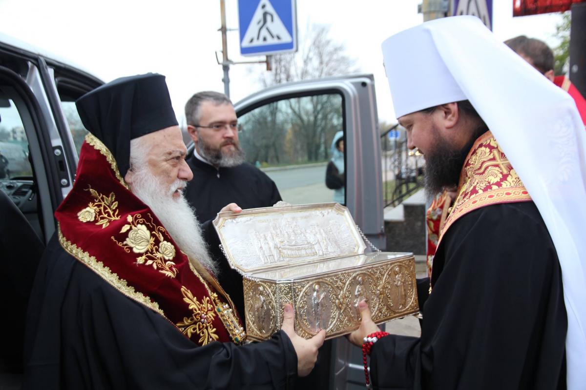 Мощі великомученика Димитрія Солунського зустріли у Житомирській єпархії!
