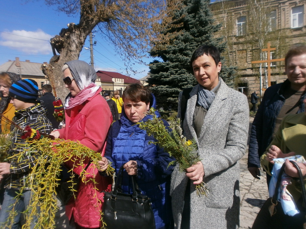 Бердичівляни відсвяткували Вхід Господній в Єрусалим з молитвою за мир в Україні!