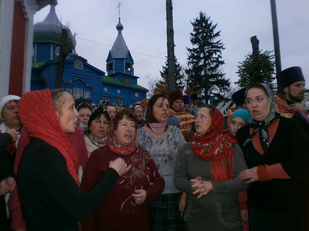 Ковчег із мощами св. вмч. Димитрія Солунського перебував у Свято-Димитрівському храмі смт Гришківців
