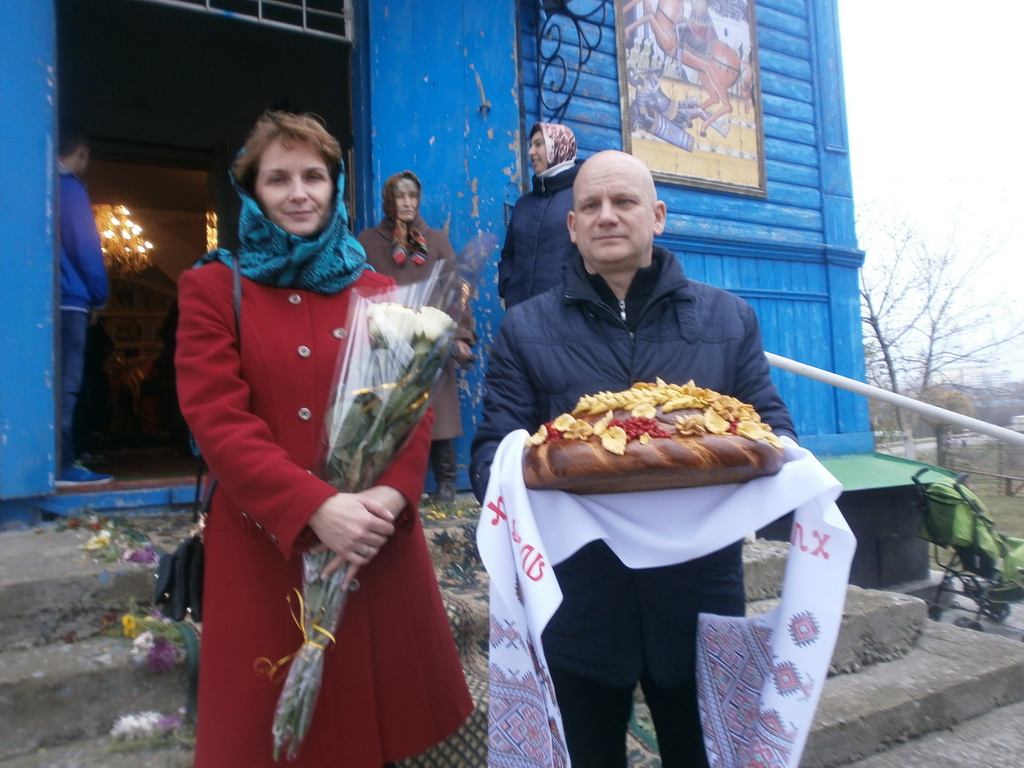 Ковчег із мощами св. вмч. Димитрія Солунського перебував у Свято-Димитрівському храмі смт Гришківців