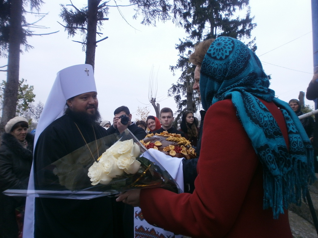 Ковчег із мощами св. вмч. Димитрія Солунського перебував у Свято-Димитрівському храмі смт Гришківців