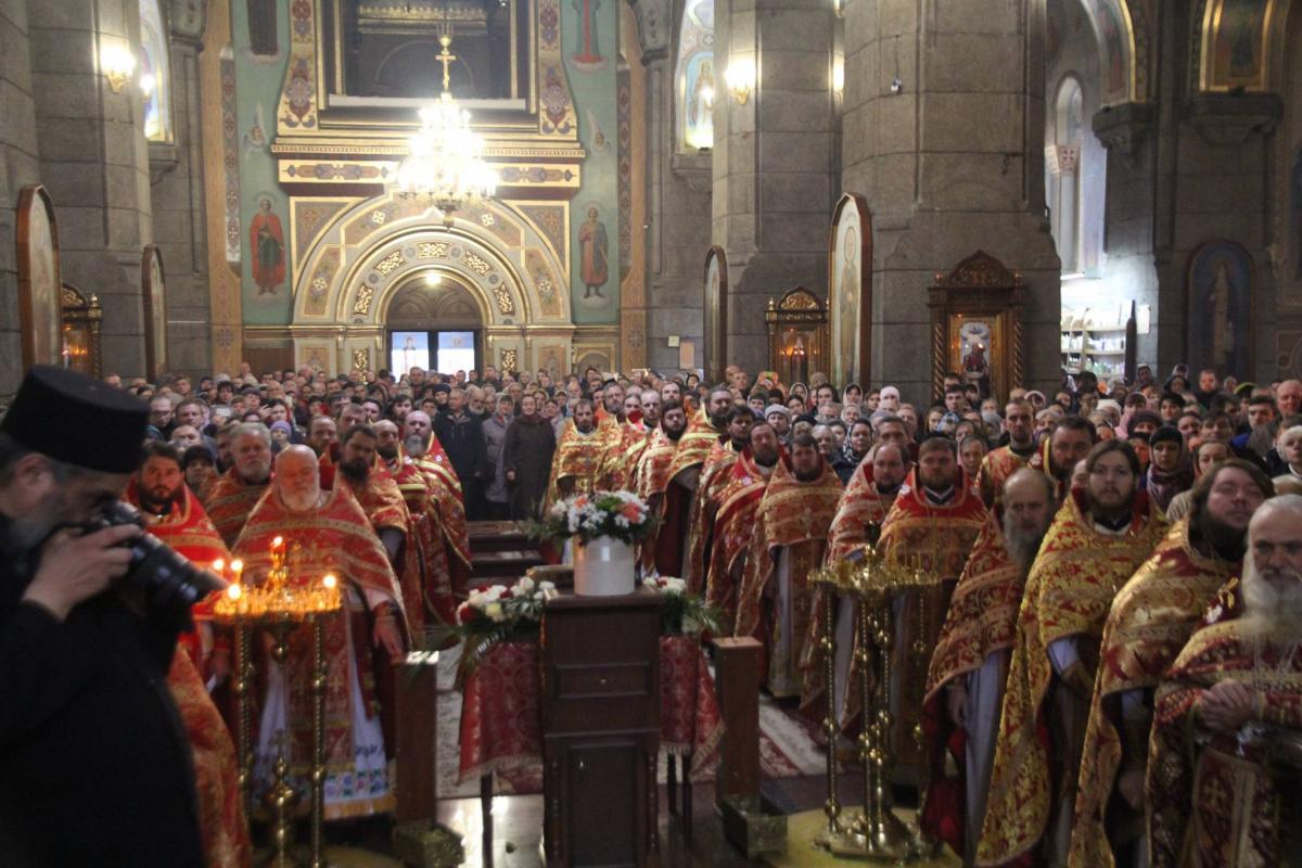 Три митрополити звершили Божествеургію у кафедральному соборі м. Житомира в день шанування святого великомученика Димитрія Солунського!