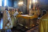 Архієпископ Никодим очолив Недільне Богослужіння у Спасо-Преображенському кафедральному соборі м. Житомира.]