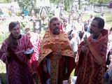 Богослужение в селе Солнечное.