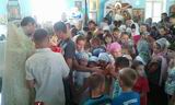 Святковий молебень перед початком навчального року у селищі Любар.
