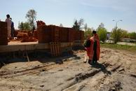 Роботи по будівництву нового храму в смт. Любар.