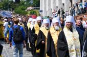 Архієрей, духовенство та віряни Житомирської єпархії взяли участь у святковому Хресному ході з нагоди 1033-річчя Хрещення Русі!