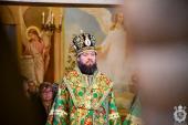 Київ. Митрополит Никодим звершив Божественну літургію у храмі Василія Великого Свято-Кирилівського чоловічого монастиря.