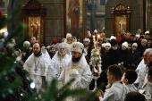 Різдво Христове. Святкове богослужіння у Спасо-Преображенському кафедральному соборі Житомира.