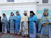 У день вшанування ікони Божої Матері «Тригірська» духовенство Бердичівського благочиння взяло участь у святковому Богослужінні у Спасо-Преображенському Тригірському чоловічому монастирі