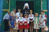 Липне. Митрополит Никодим очолив літургію у Свято-Успенському храмі.  