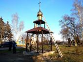 У селі Великій П’ятигірці освячено накупольний хрест новоспоруджуваної каплиці святого Василія Великого